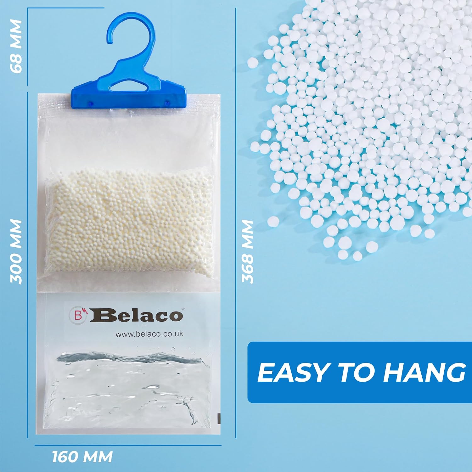 Thumbnail 6 de Belaco Hanging Dehumidifier 230g Pack