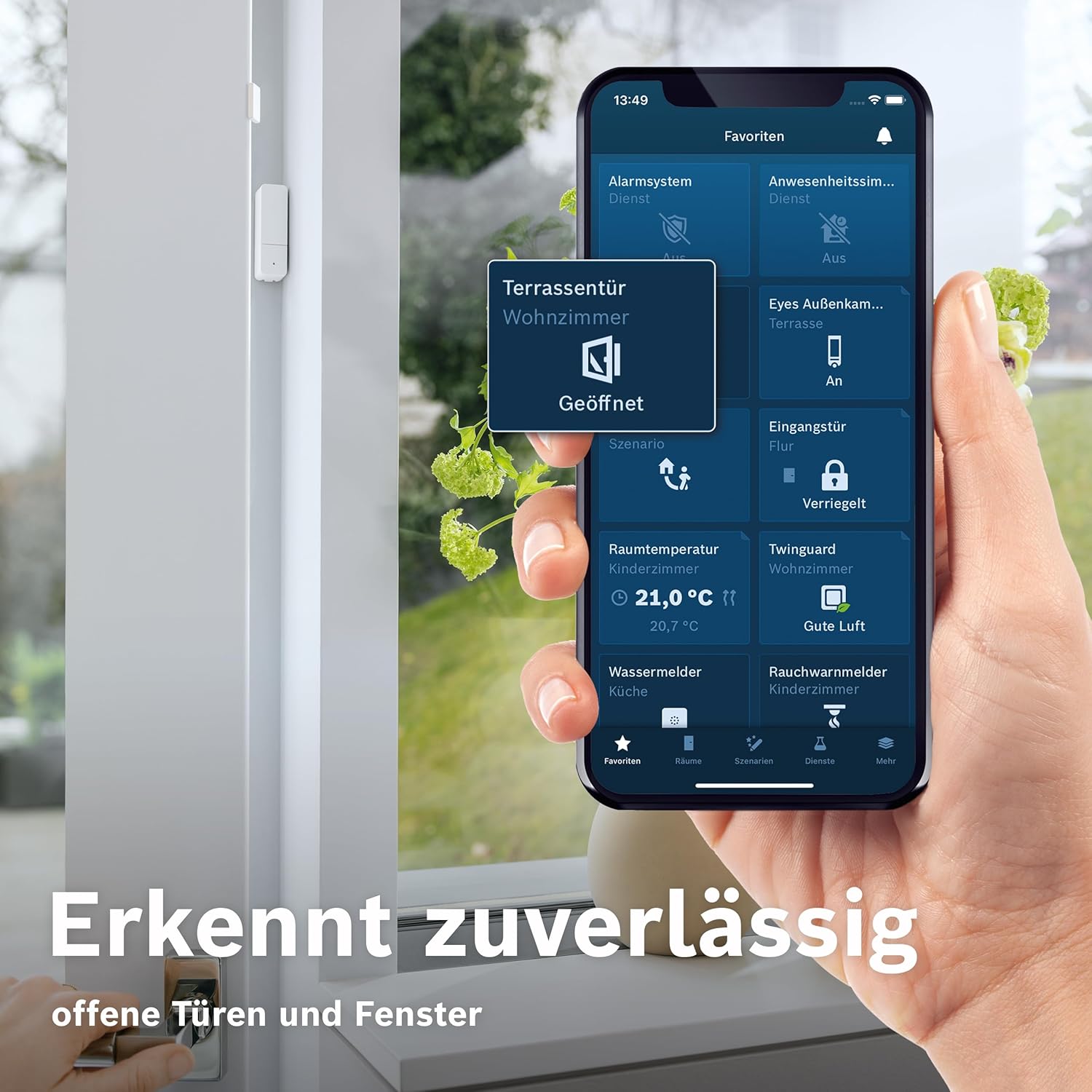 Thumbnail 1 de Bosch Smart Home Tür-/Fensterkontakt II [+M] – Smarter Sensor im 3er-Set für Bosch Smart Home & Matter