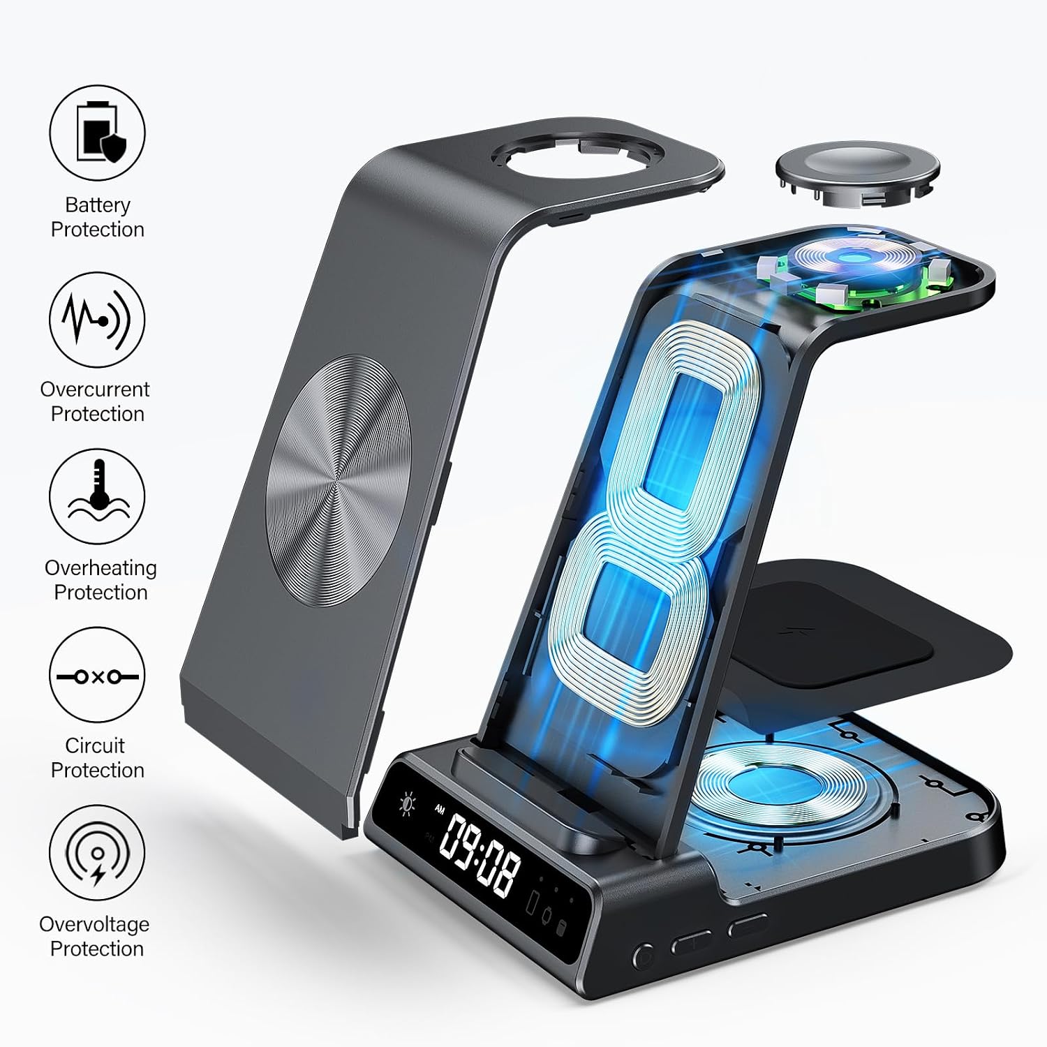 Thumbnail 5 de Samsung 3‑in‑1 Wireless Charger for Galaxy