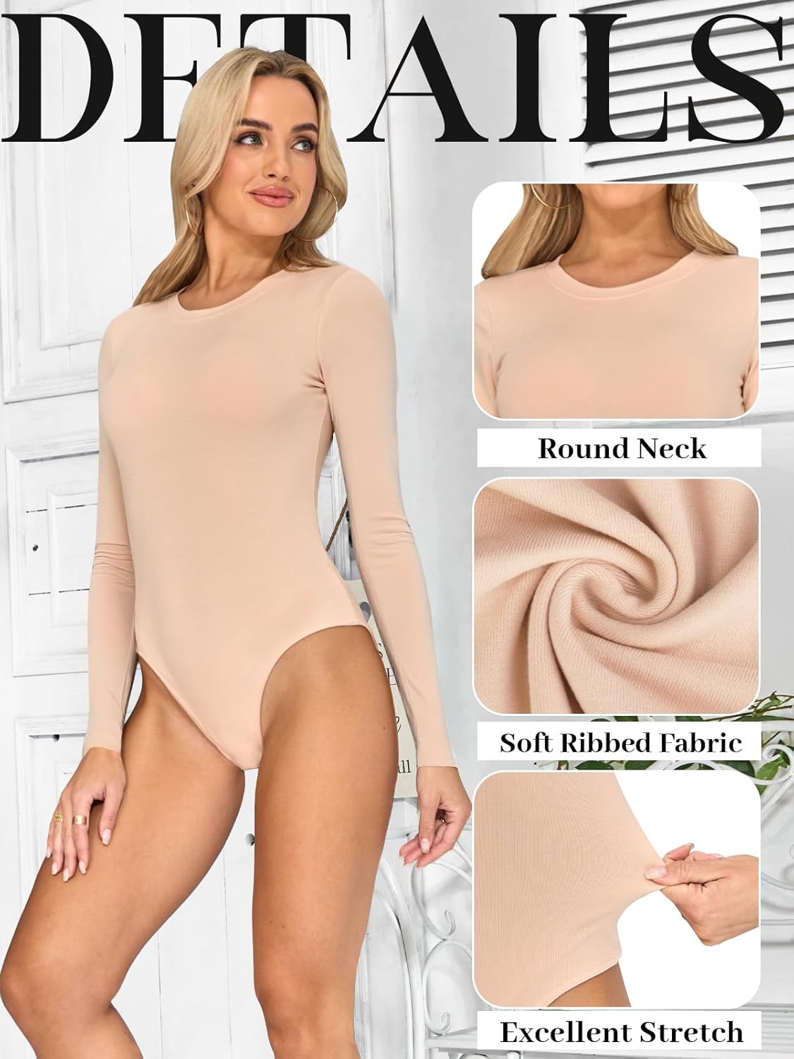 Thumbnail 3 de Kefiyis body donna maniche lunghe