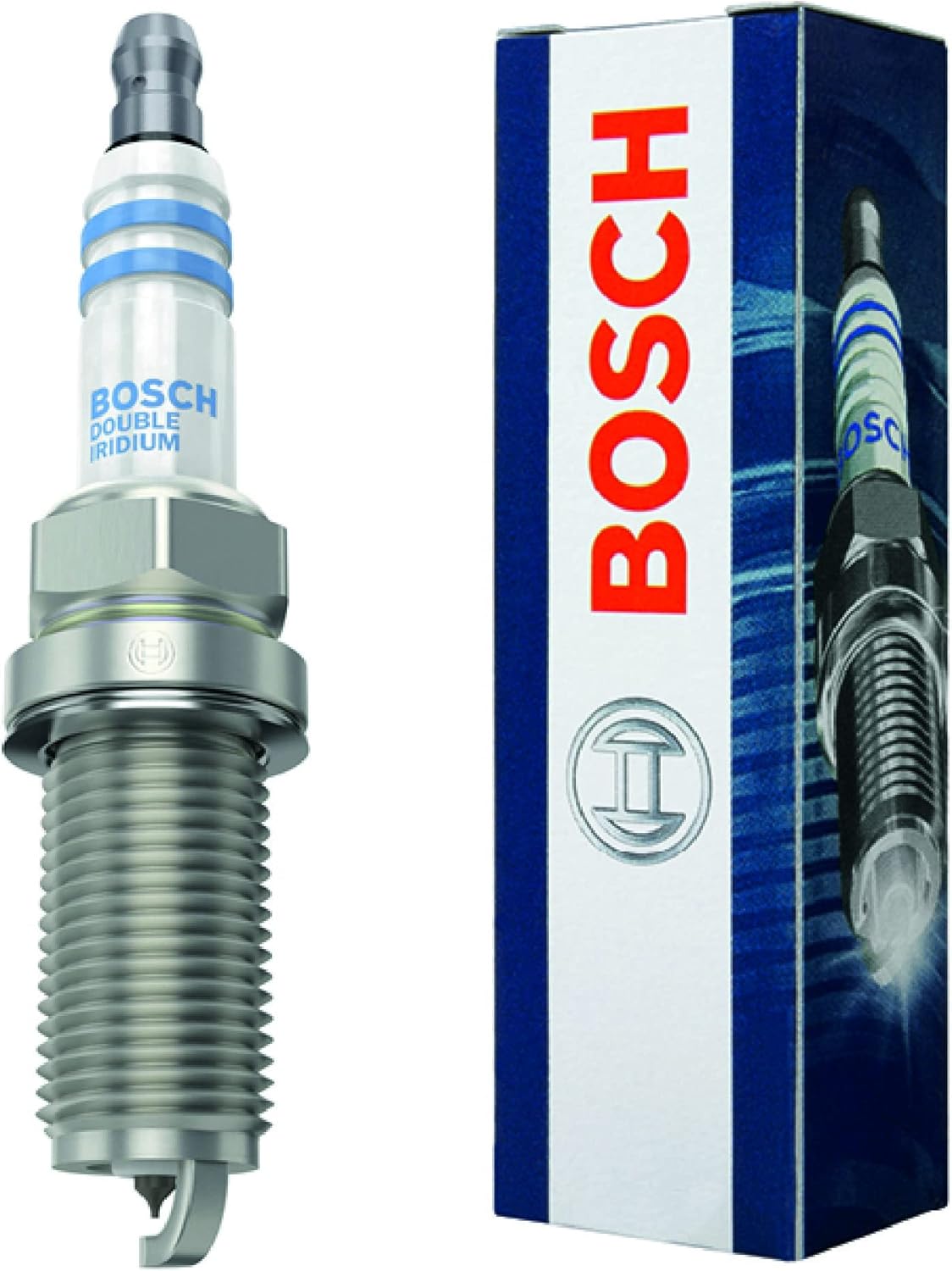 Detalle de Bosch FR8MII33X – Bougie d'allumage Double Iridium, 1 bougie