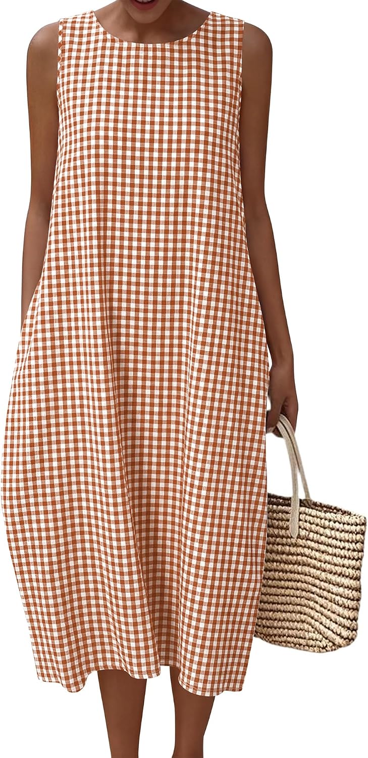Thumbnail 6 de LOMON Cotton Maxi Dress with Pockets