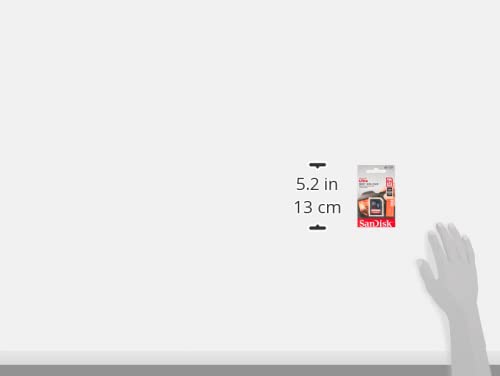 Detalle de SanDisk 64GB Ultra SDXC UHS-I Memory Card (100MB/s, C10, U1) — Full HD Ready