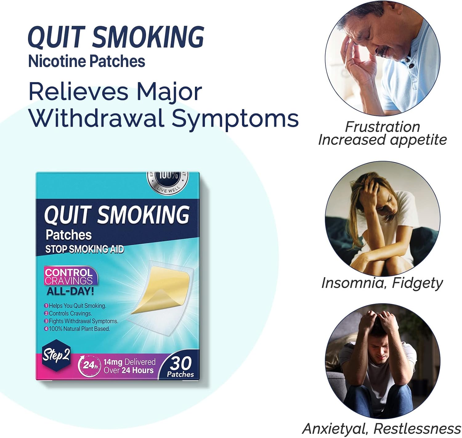 Thumbnail 3 de Step 2 Quit Smoking Patches (14mg) – 30 Count for 8–10 Week Quit Plan
