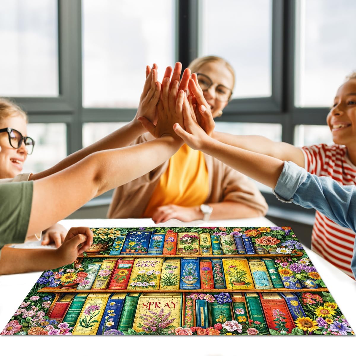 Detalle 2 de 1000 Piece Colourful Gardening Book Puzzle