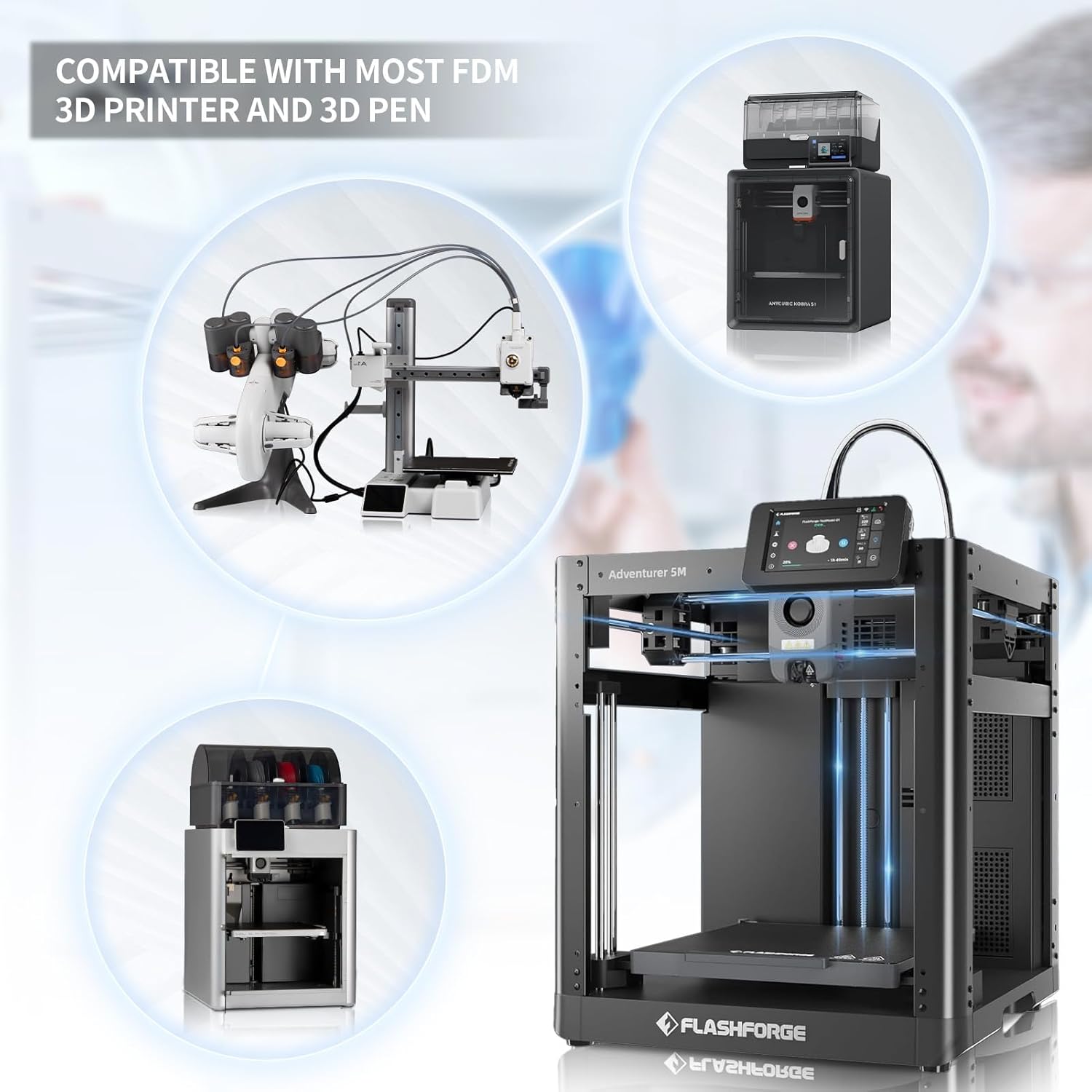 Thumbnail 5 de TINMORRY Rapid PETG-Eco PETG Filament 1,75 mm, Apricot (1 kg) – für viele FDM-Drucker kompatibel