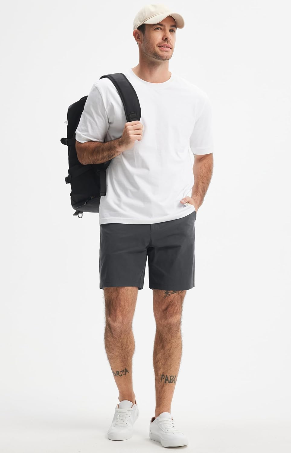 Detalle 2 de Libin Men's Golf Shorts, 7"/9" Inseam, 4-Way Stretch and UPF 50+