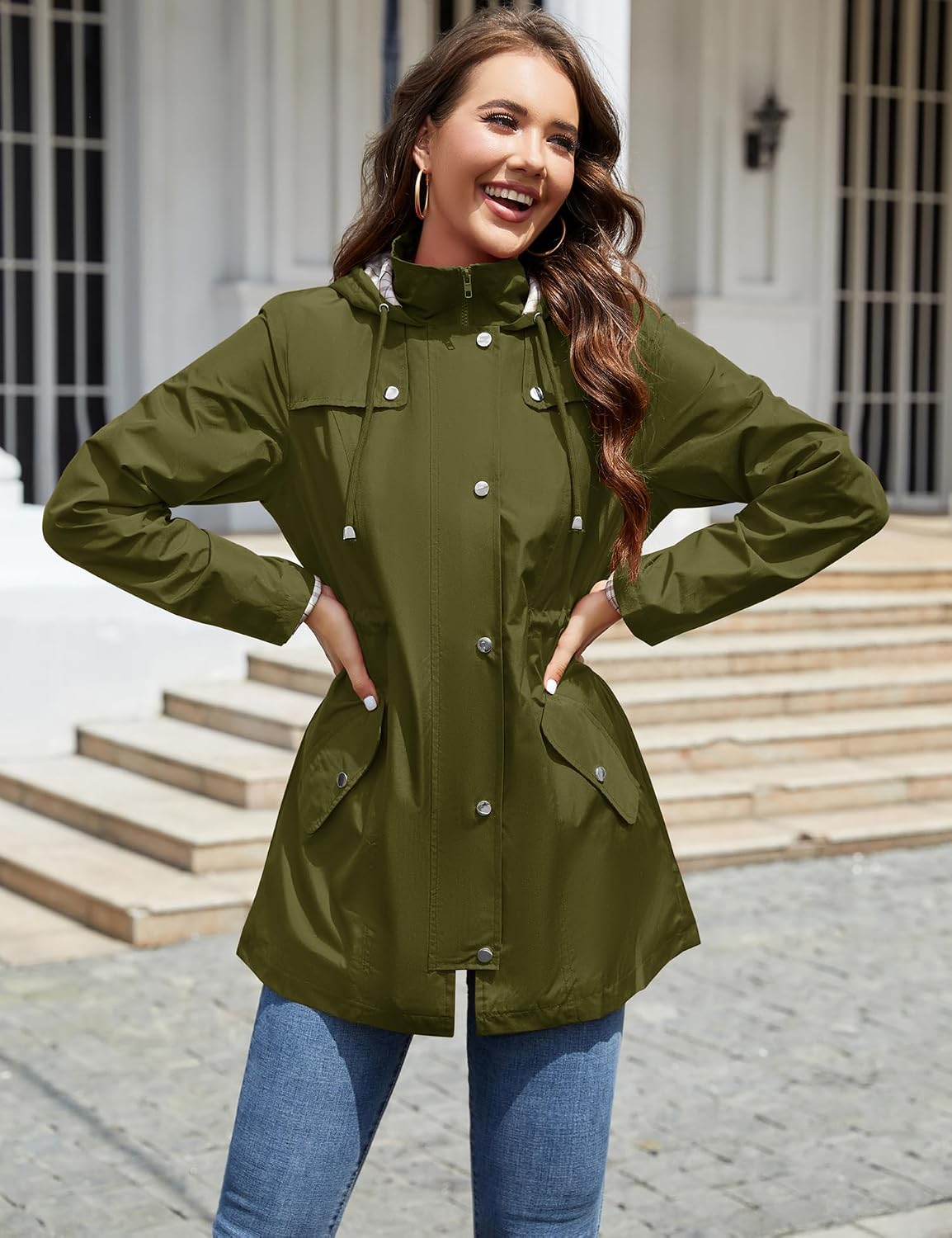 Thumbnail 1 de LOMON Women Waterproof Outdoor Hiking Raincoat