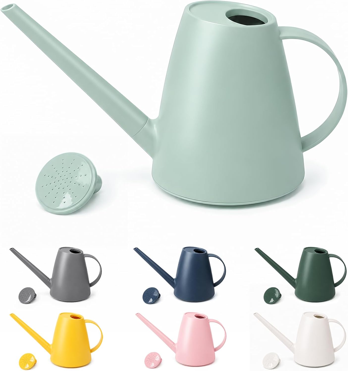 Thumbnail 6 de Bamworld Annaffiatoio per Piante da Interno con Beccuccio Lungo 1,8 L – 3 colori, design ergonomico