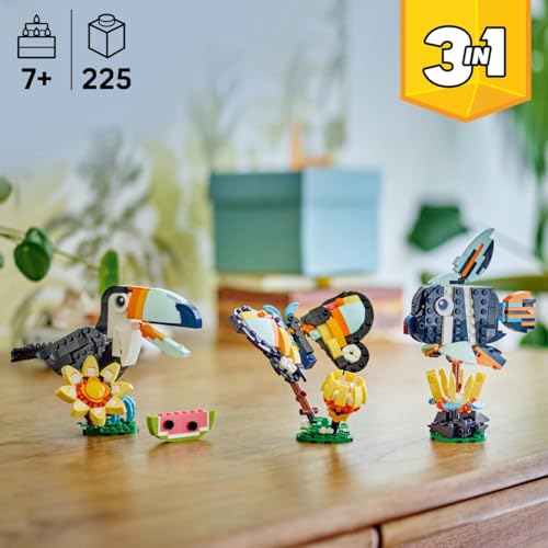 Detalle de LEGO Creator 3 in 1 Wild Animals: Tropical Toucan 31173
