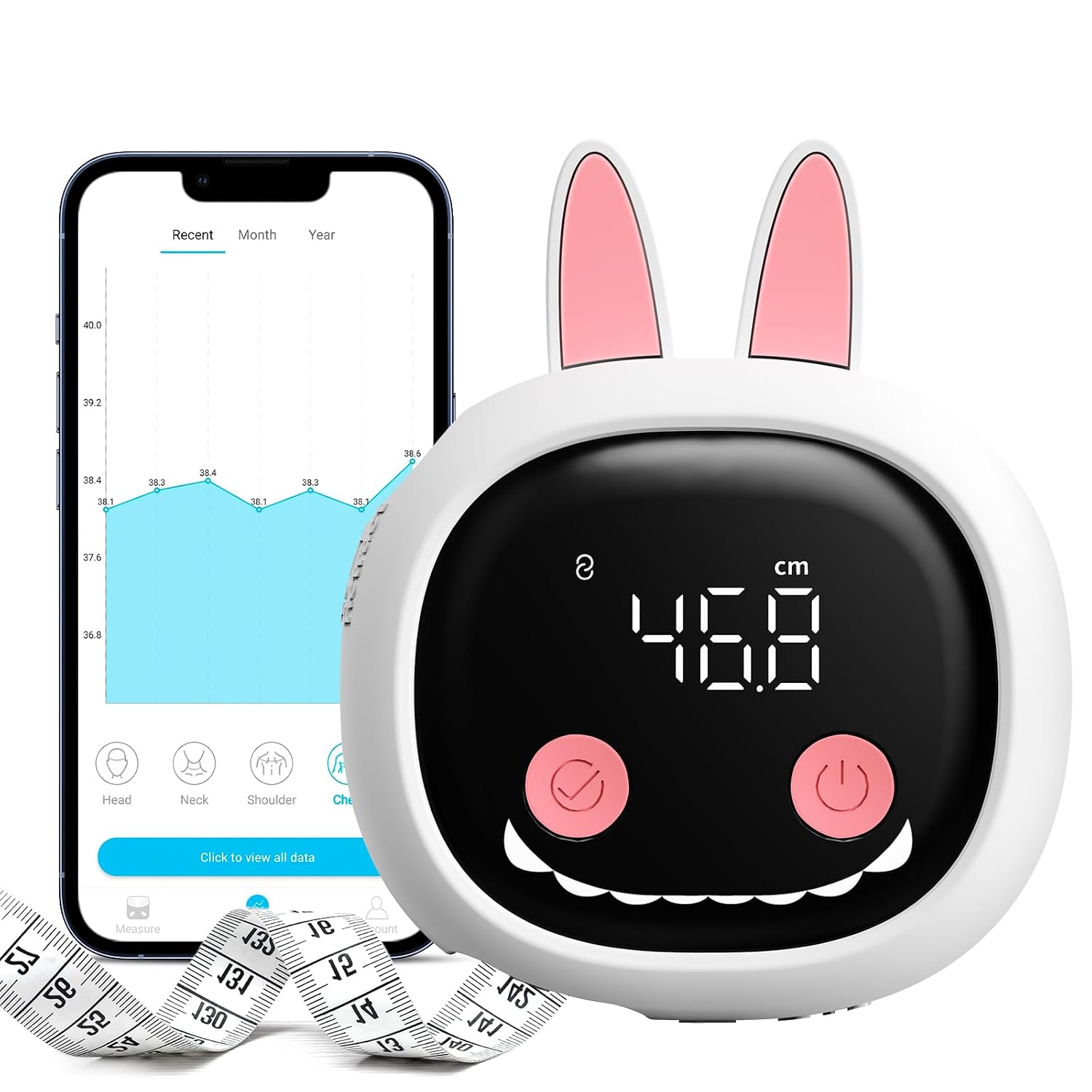 Thumbnail 6 de Tychesy Smart Body Tape Measure