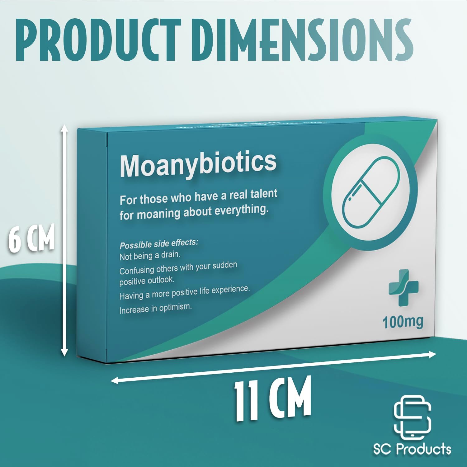 Thumbnail 1 de SC Products Anti Moaning Pills prank pill boxes & secret santa prescription bag joke gift