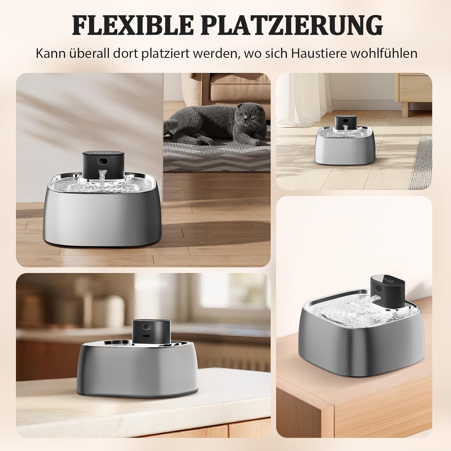 Thumbnail 2 de ROTTOGOON Katzenbrunnen 3,2 L kabellos