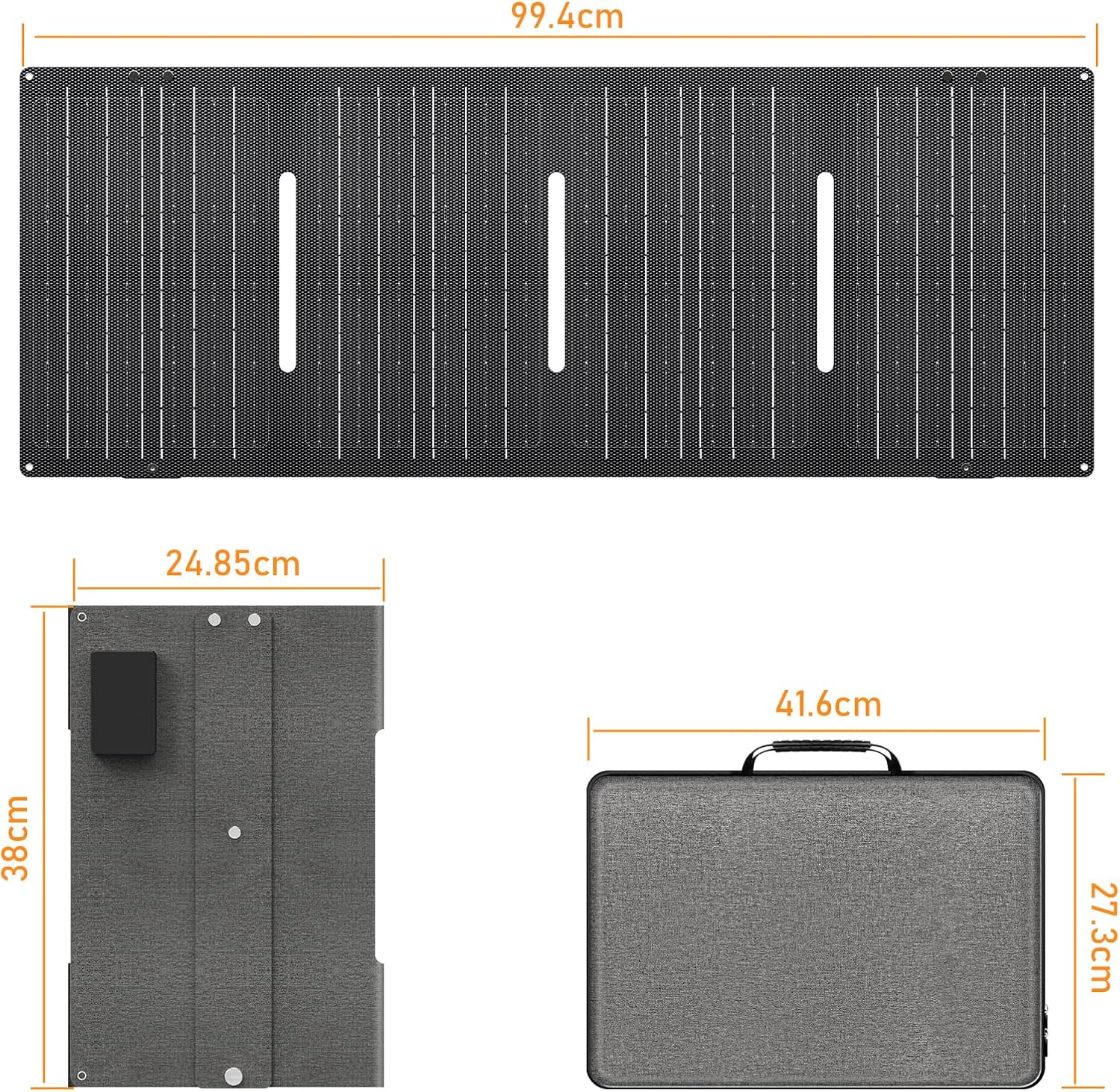 Thumbnail 6 de SinKeu Tragbare Powerstation mit 60 W Falpanel und 296 Wh Solargenerator – kompakt, zuverlässig und ideal für Outdoor