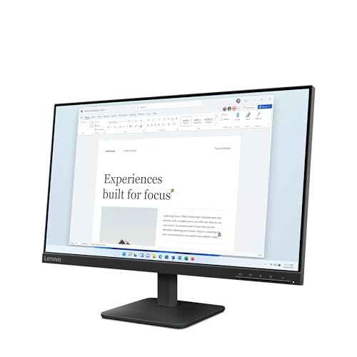 Detalle de Lenovo L24-4e: Monitor FHD de 23.8 pulgadas con IPS y conectividad versátil
