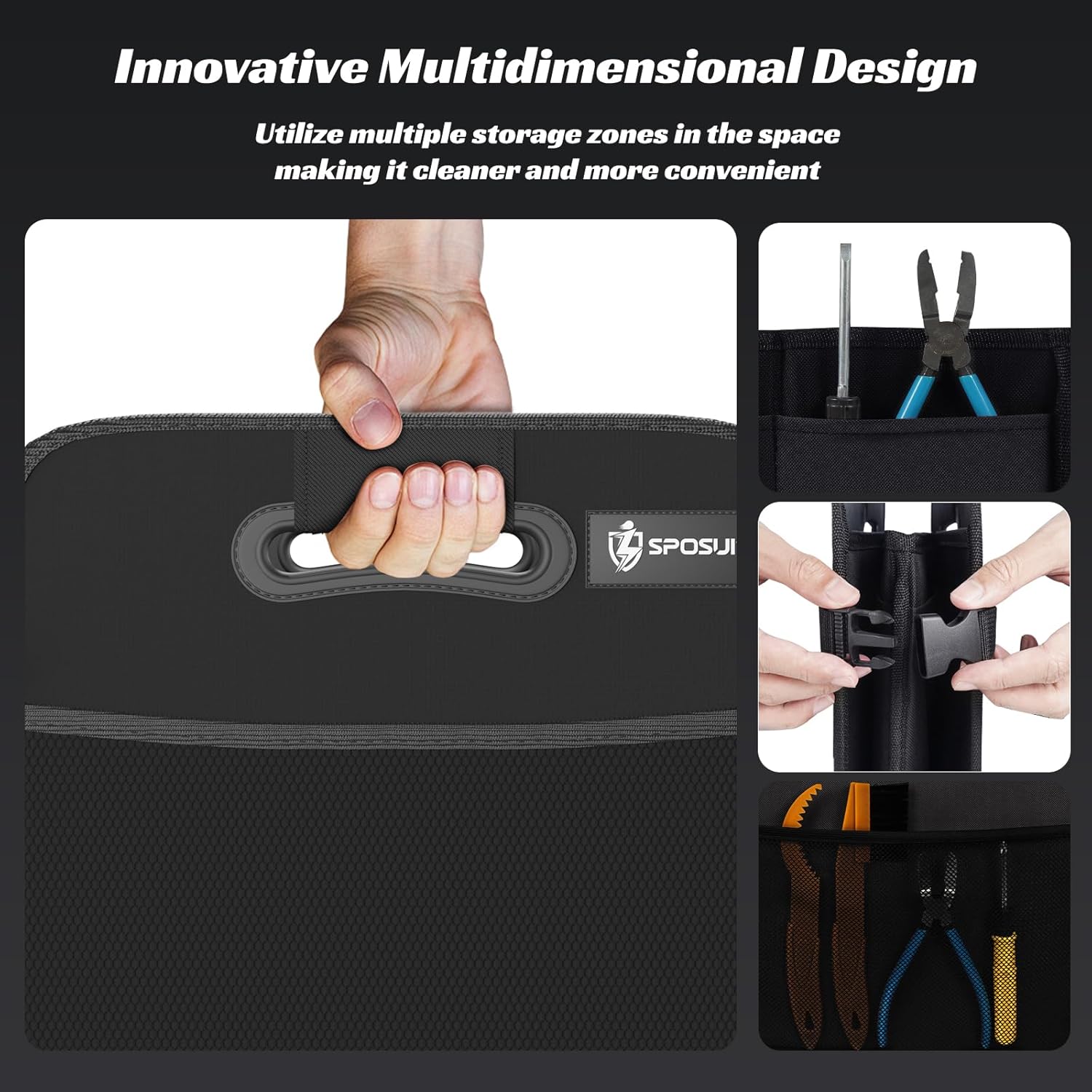 Thumbnail 4 de Sposuit Trunk Organizer 70L for Car