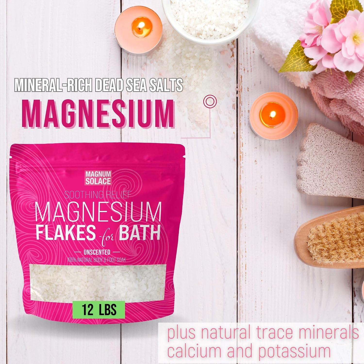 Detalle de Magnesium Bath Flakes 12 lb