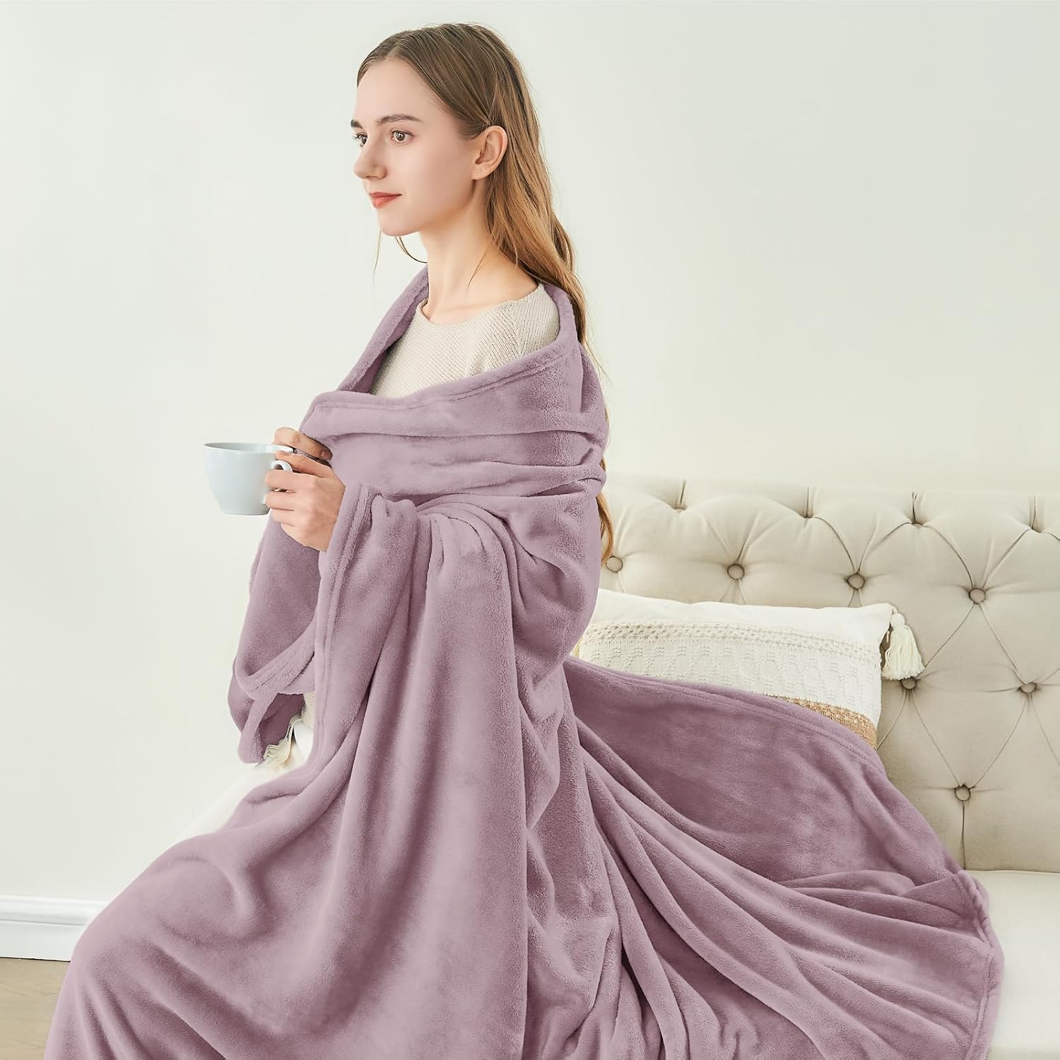 Detalle 1 de BEDELITE Fleece Throw Blanket 50" x 60