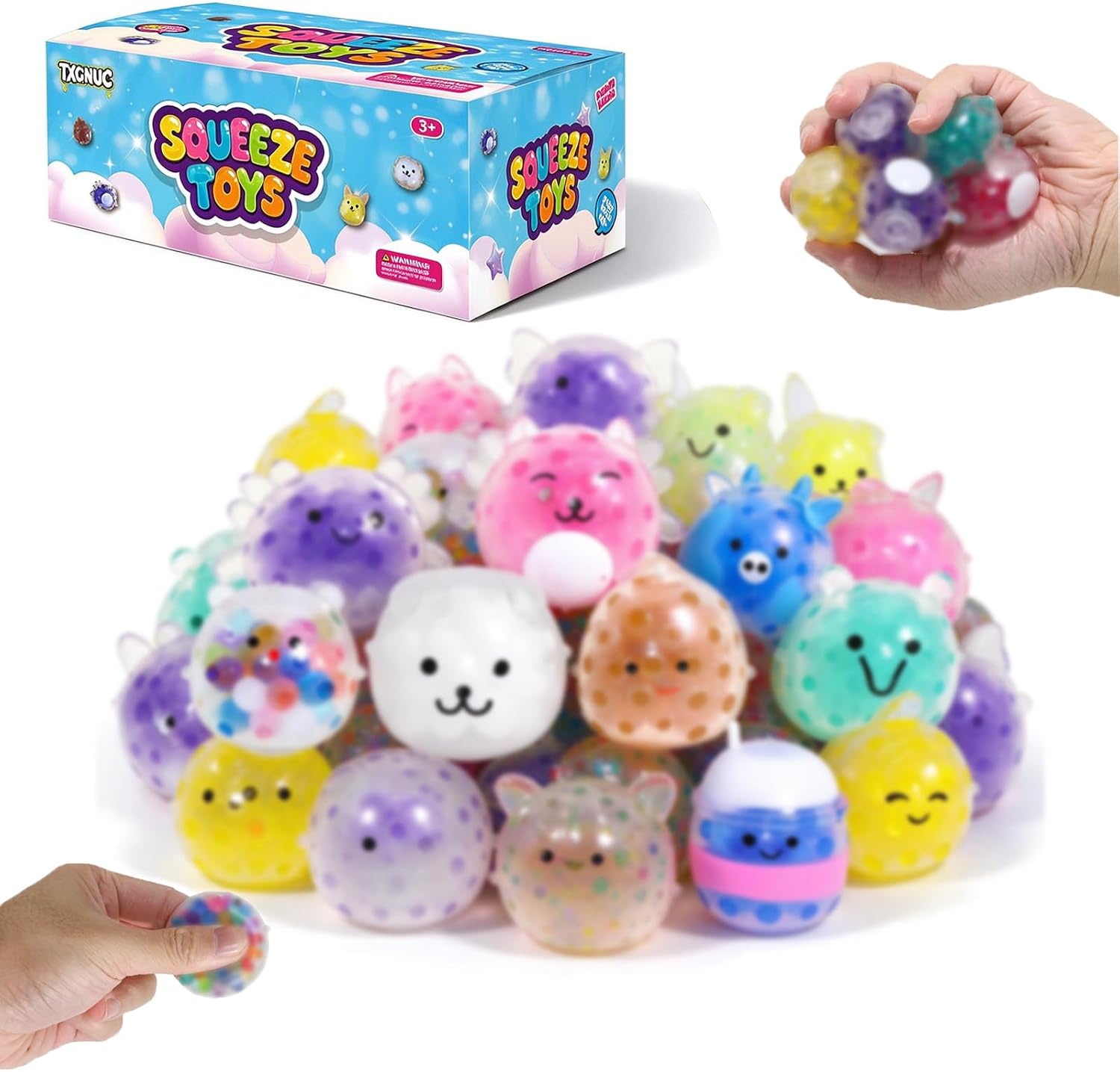 Detalle 2 de Mini Squishy Fidget Toys 24-Pack