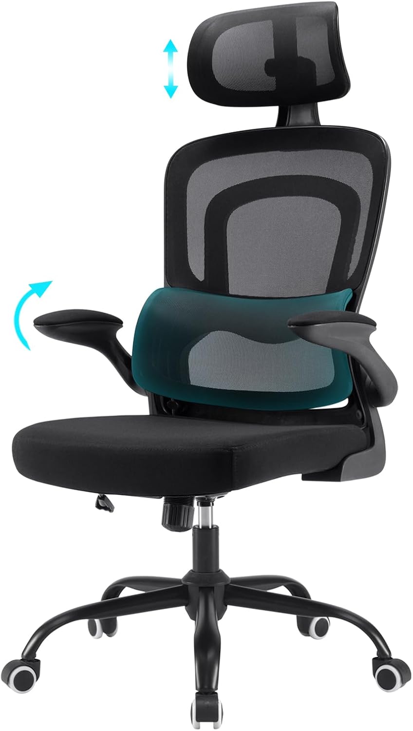 Detalle de Farini Ergonomischer Bürostuhl höhenverstellbar