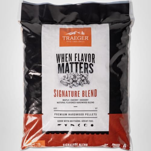 Thumbnail 6 de Traeger Signature Blend 100% All-Natural Wood Pellets for Smokers and Pellet Grills (18 lb Bag)