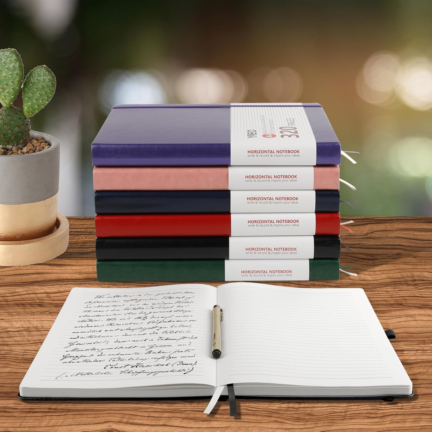 Thumbnail 6 de A4 thick lined notebook 320 pages