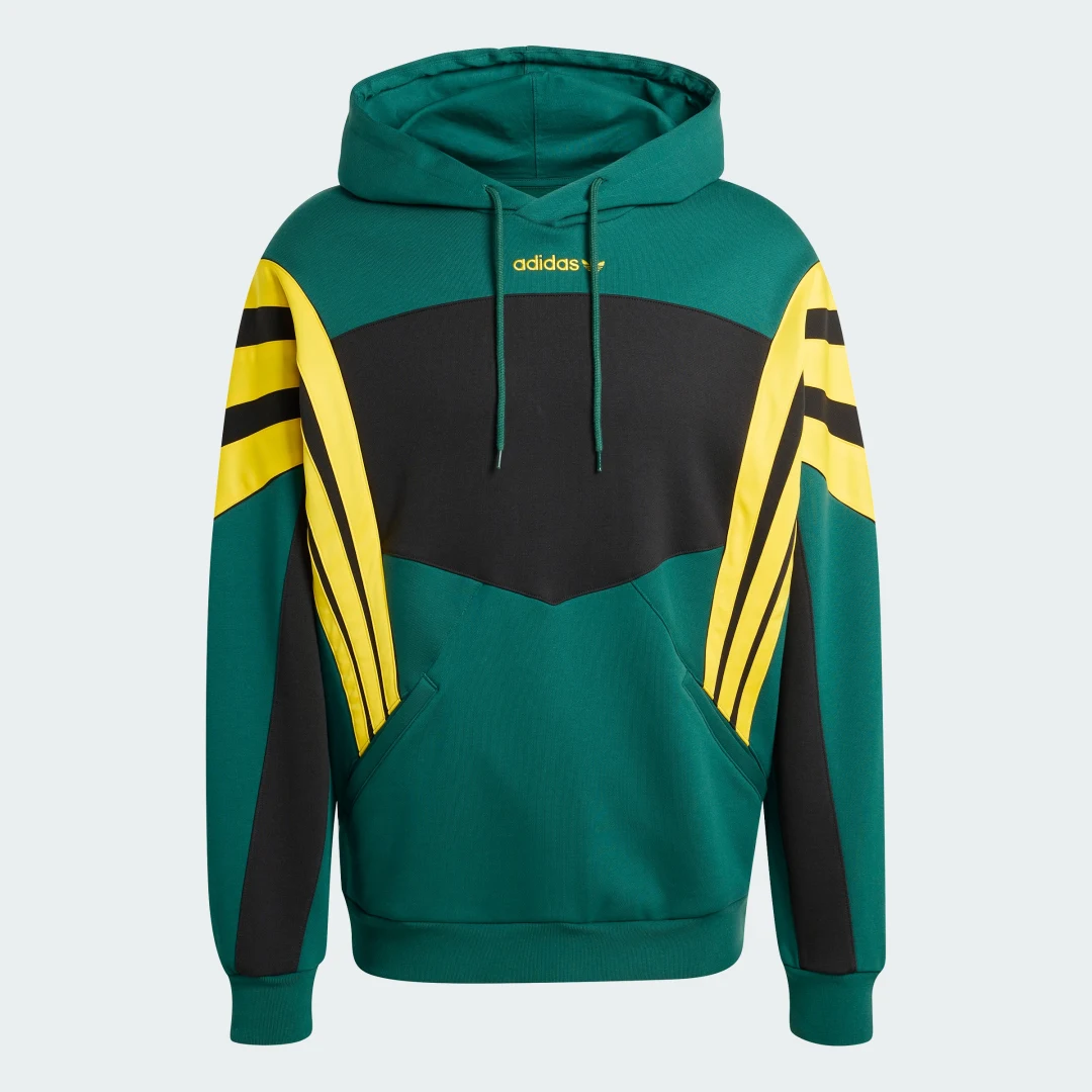 Detalle 2 de Adidas Sudadera con capucha Santiago HD – Verde