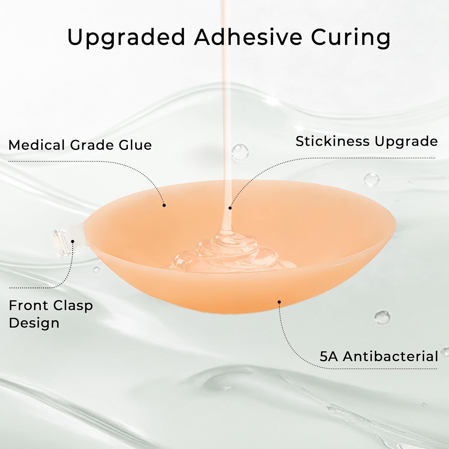 Thumbnail 4 de NuBrava Adhesive Bra Strapless Sticky Invisible Push Up Silicone Bra – Reusable for Backless Dresses