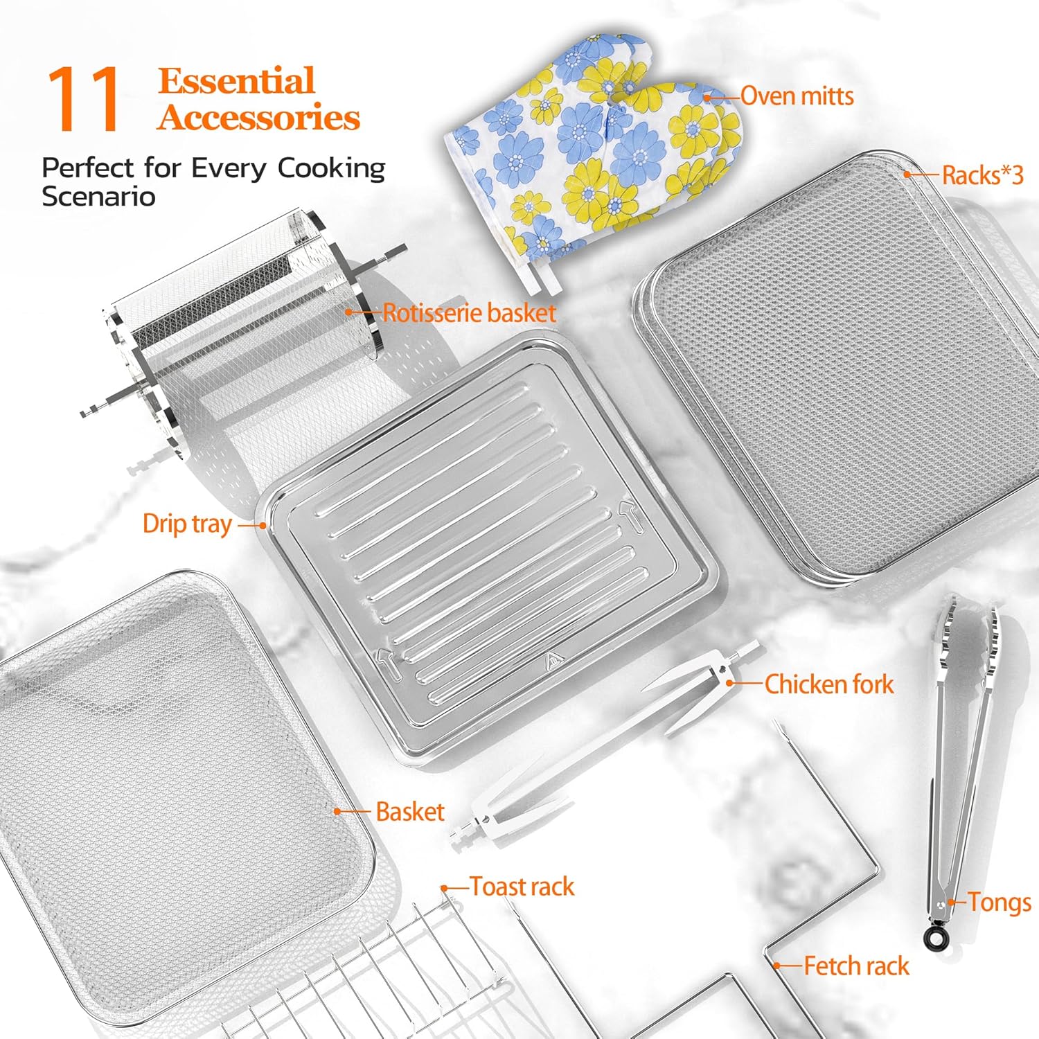 Thumbnail 4 de Gluck Air Fryer Oven 20 QT