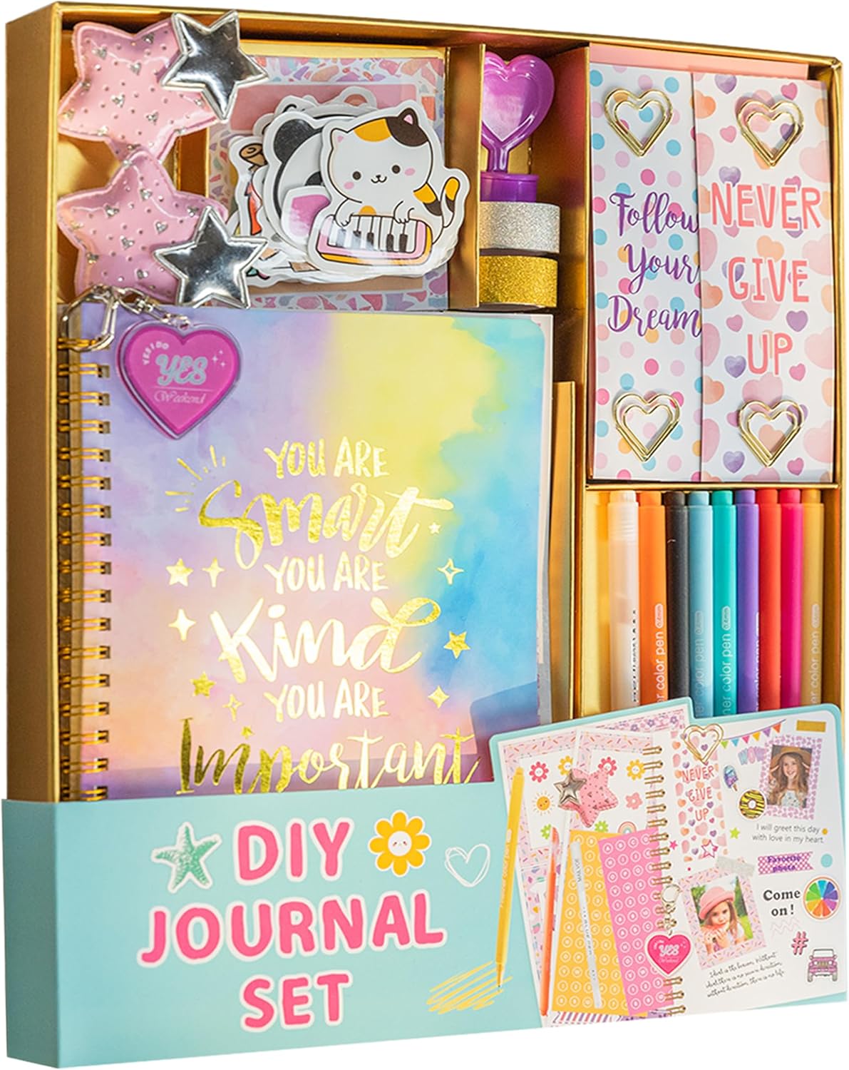 Thumbnail 6 de HoomTop journal kit 98 pieces for girls