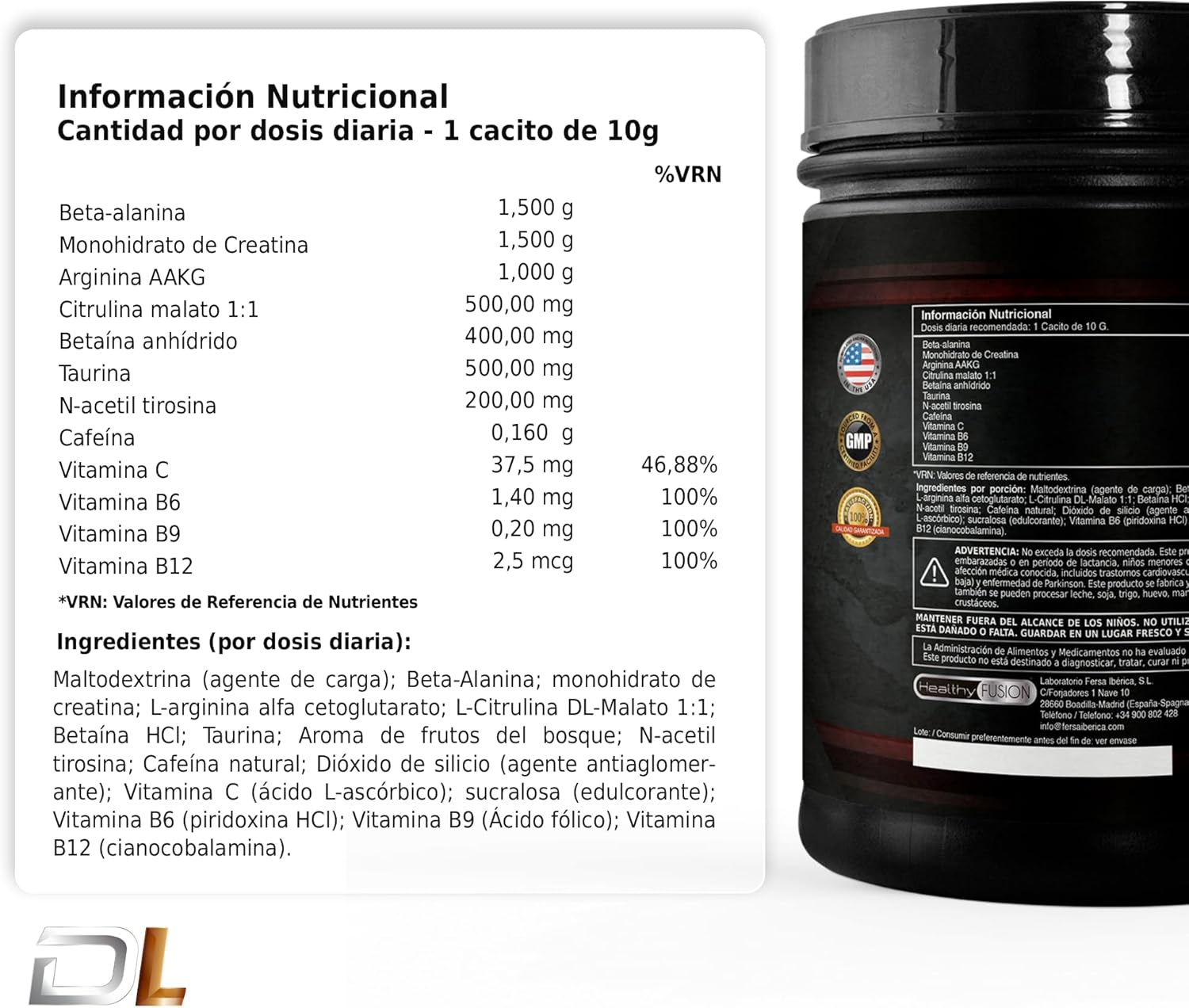 Thumbnail 5 de On Pre Workout 300g Frutos del Bosque 💥 Aumenta Energía y Rendimiento