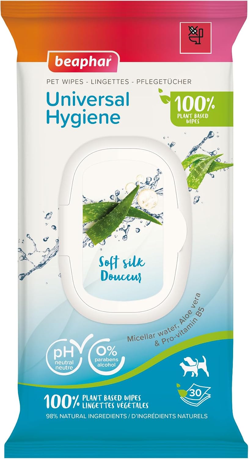 Detalle 2 de Beaphar Pet Wipes – Ear & Eye Wipes for Cats & Dogs