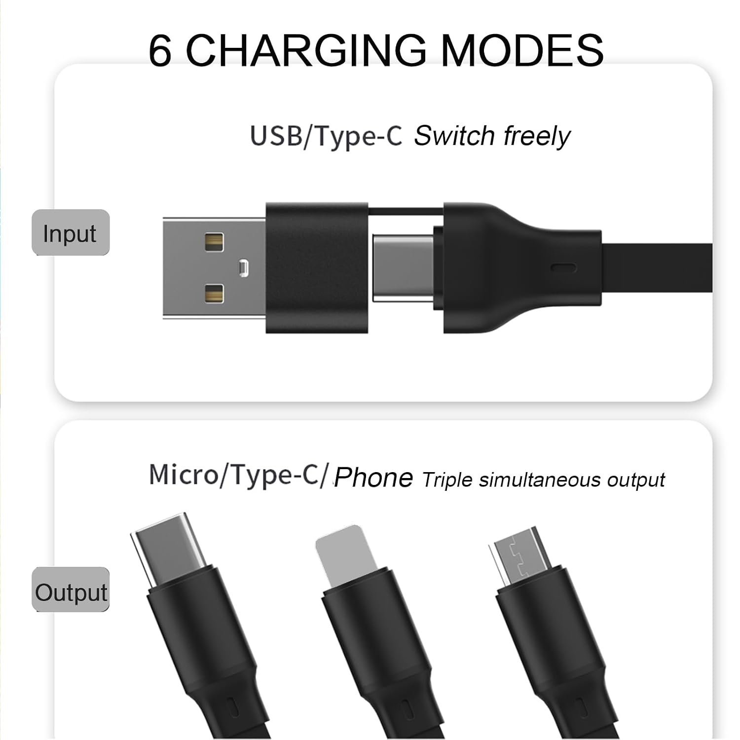 Thumbnail 1 de Multi Charger Cable 66W Retractable