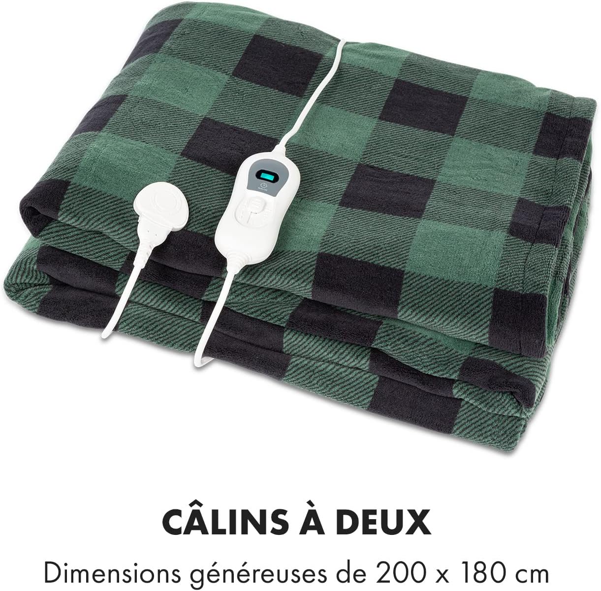 Thumbnail 5 de KLARSTEIN Couverture chauffante électrique XXL 2 places 200x180 cm (120W) avec 3 températures et minuterie 3h