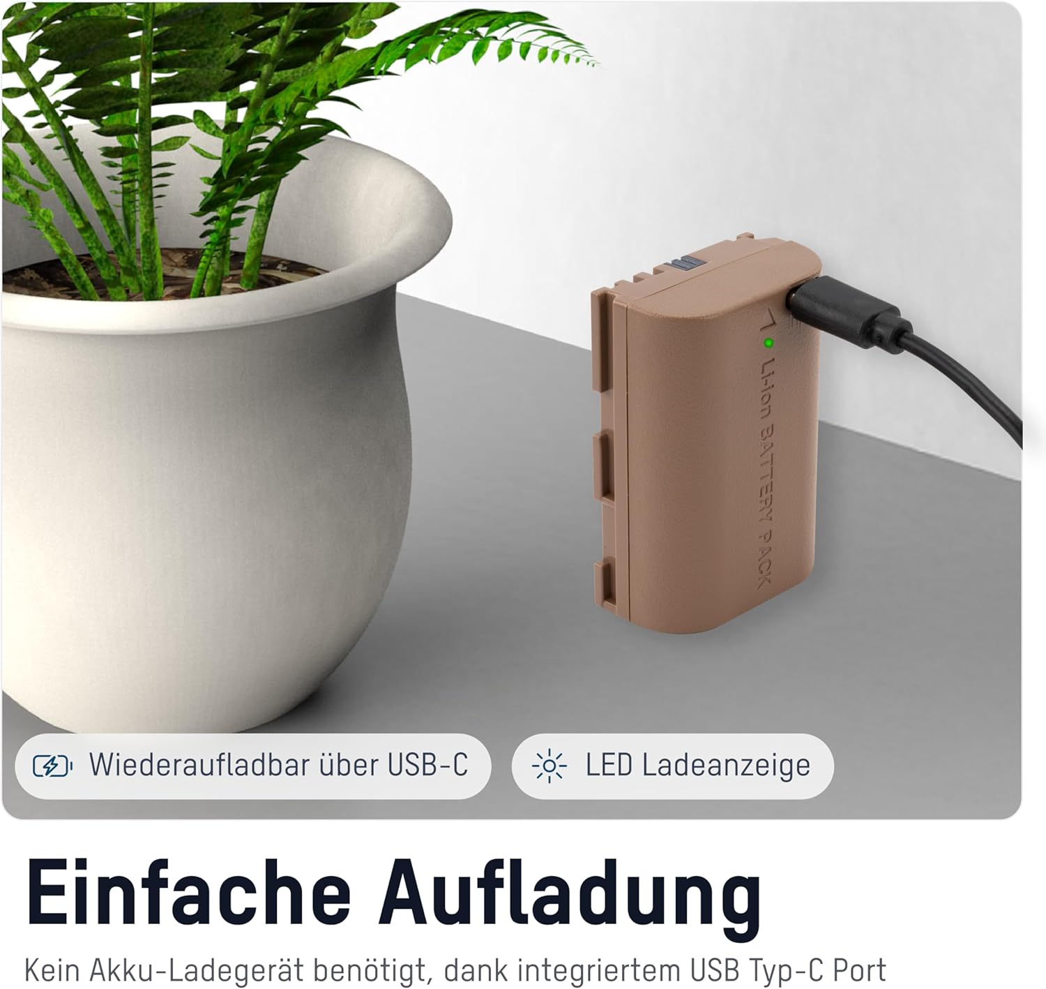 Thumbnail 2 de ANSMANN LP-E6NH Li-Ion Akku Typ C 2250 mAh