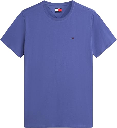 Detalle 1 de Tommy Jeans Tjm Xslim Jersey Tee Dm0dm04411 S/S T-Shirt Blu (Blue Storm), XS