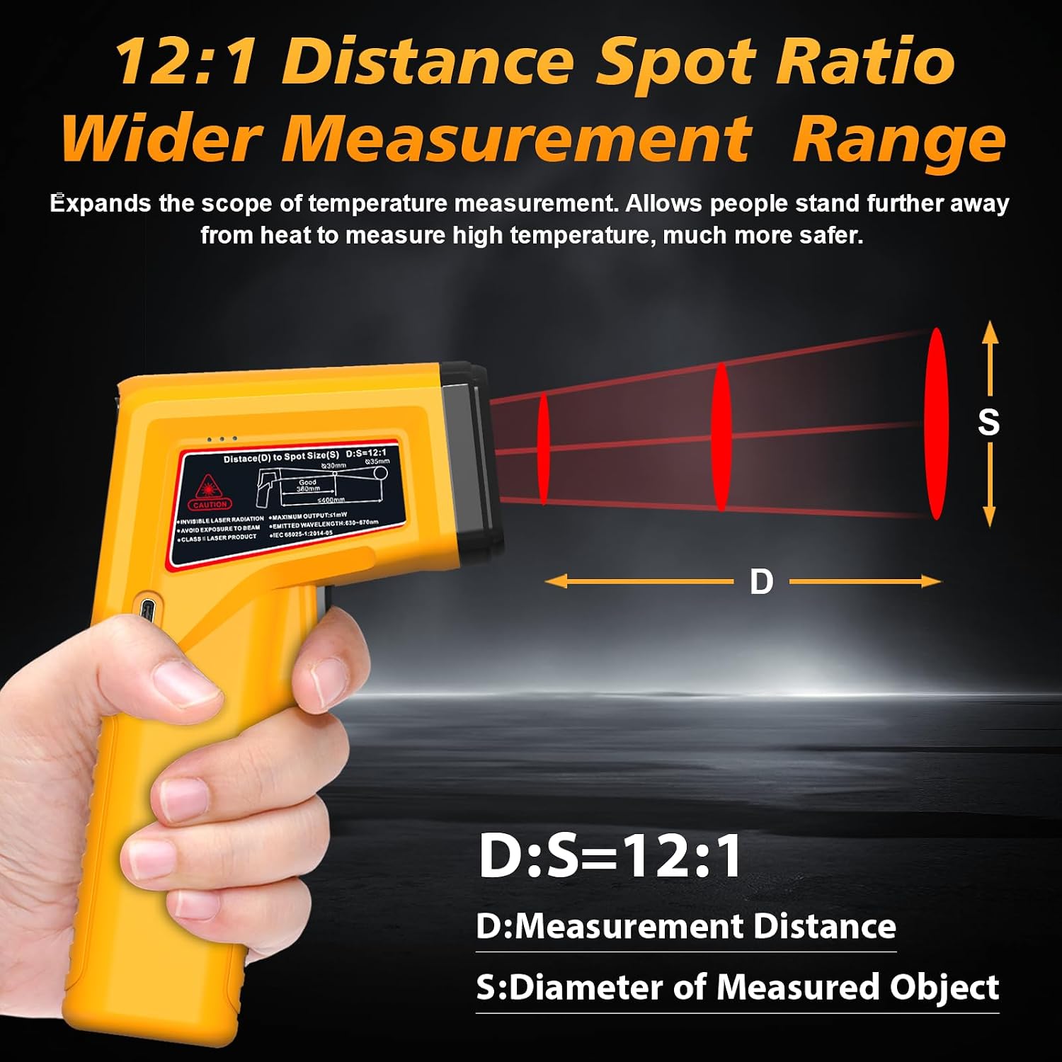 Thumbnail 6 de FKM DT-800 Infrared Thermometer Gun -58°F