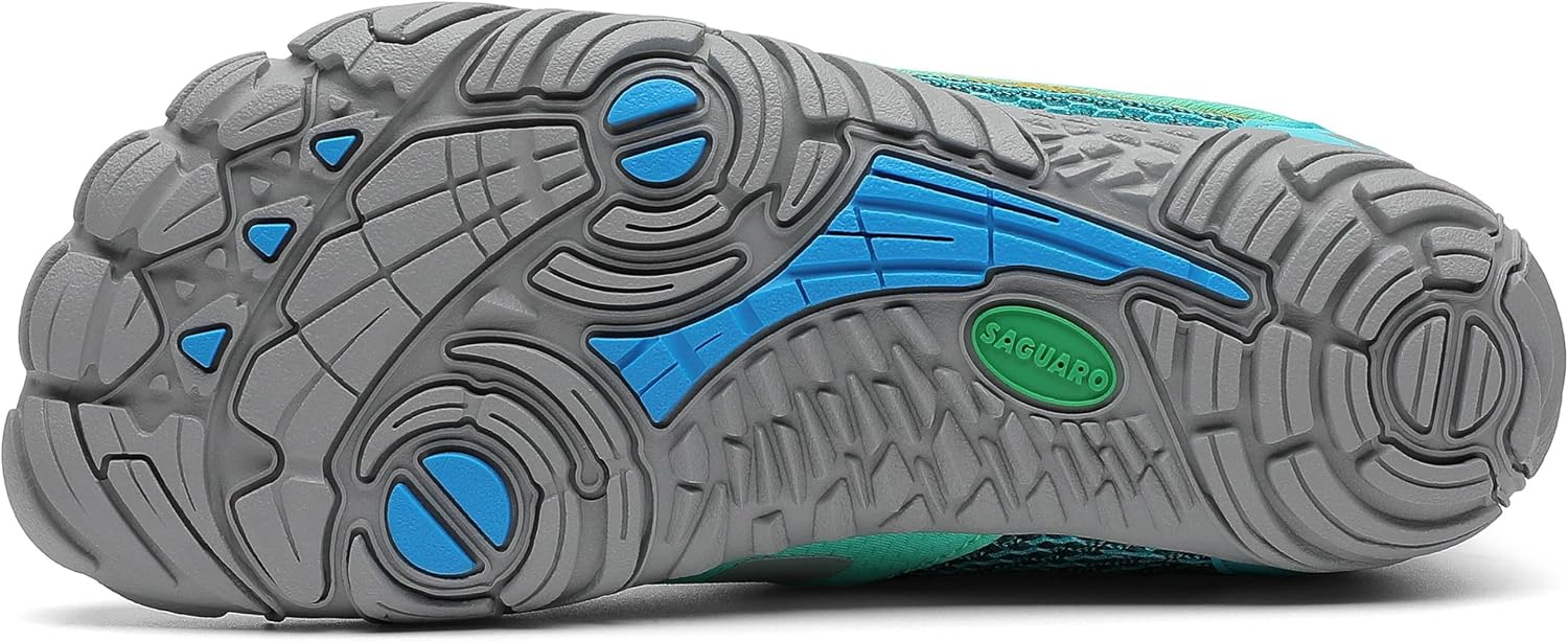 Detalle de SAGUARO Barefoot Zapatillas de Trail para Niños: calzado minimalista antideslizante para deporte y outdoor