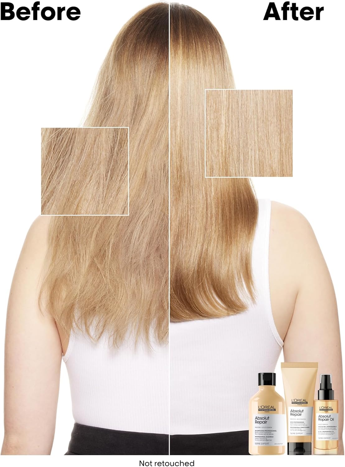 Thumbnail 3 de L’Oréal Professionnel Absolut Repair sulphate-free vegan Shampoo & Conditioner set for dry, damaged hair