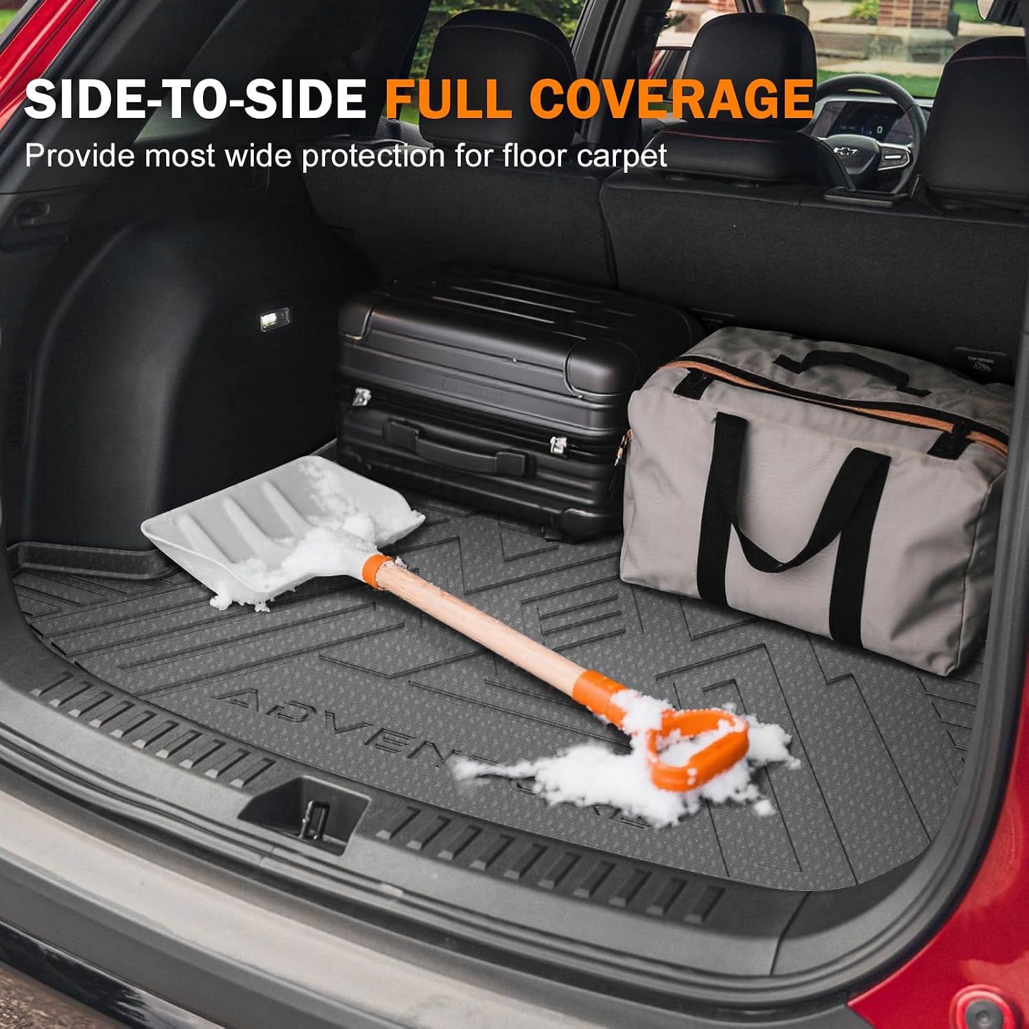 Thumbnail 2 de KUST Trunk Cargo Mat for Chevy Equinox / GMC Terrain (2025-2026) – All Weather, Edge-to-Edge Protection