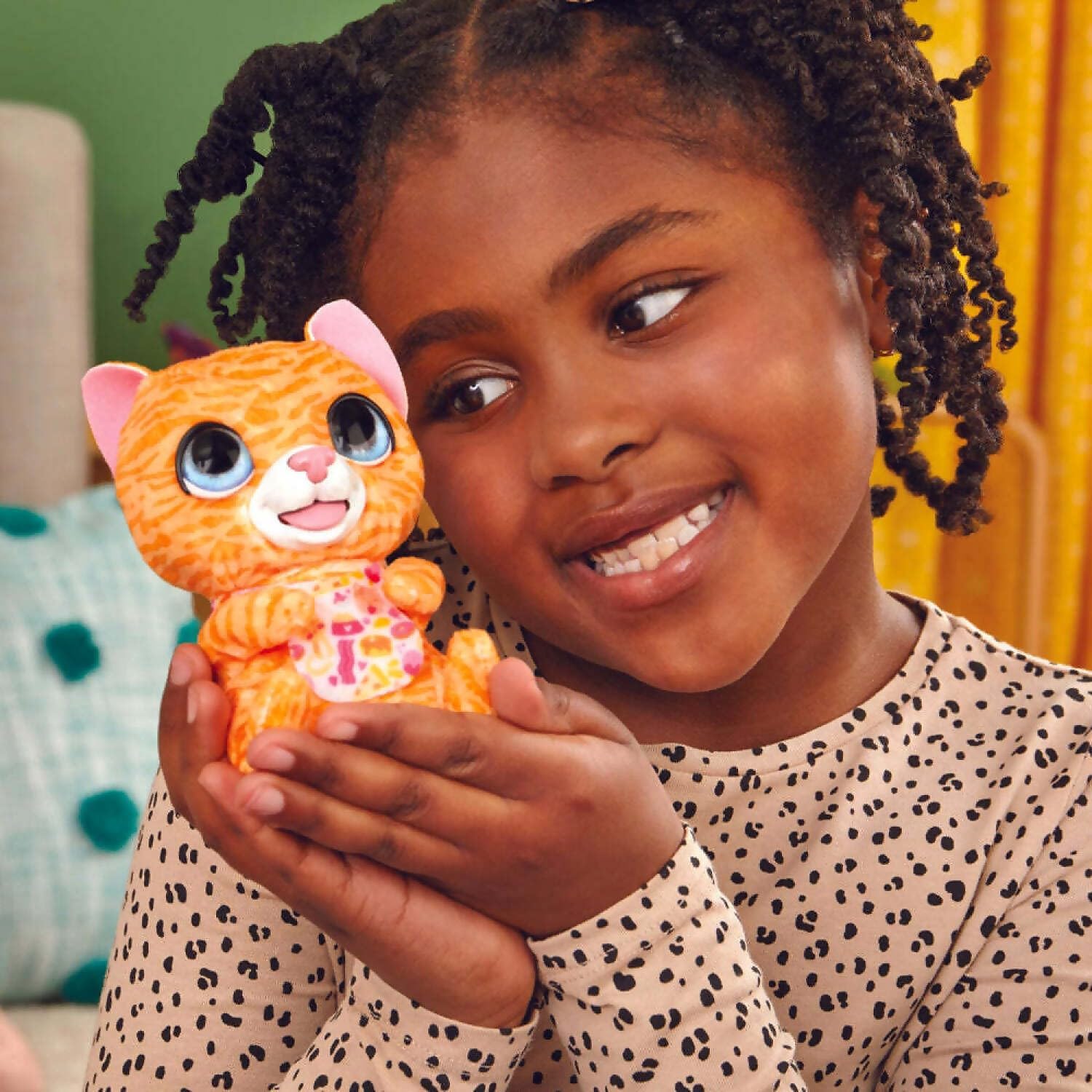 Detalle de FurReal Newborns - Gattina, peluche animatronico interattivo per bambini 4+