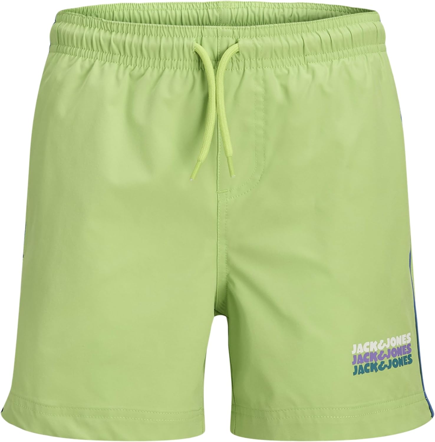 Detalle 1 de Jack & Jones Jpstmaui Sunrise Triple Logo Swim Jnr Uomo – Costume da bagno (junior) con logo Sunrise