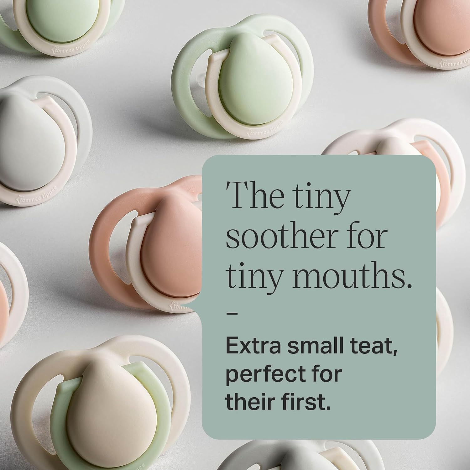 Thumbnail 5 de Tommee Tippee Newborn Soothers 0-2 Months, Pack of 6 – Muted Colours, Matte Texture