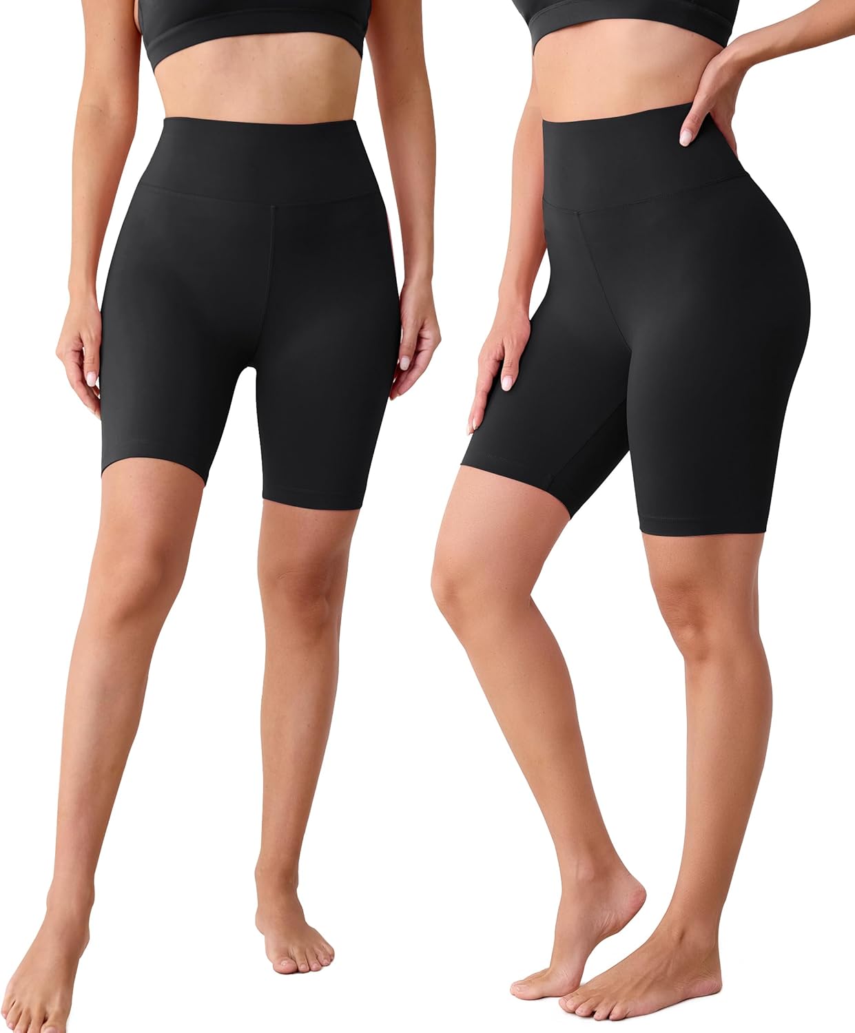 Thumbnail 1 de VALANDY Creamlush biker shorts 8 inch high waist