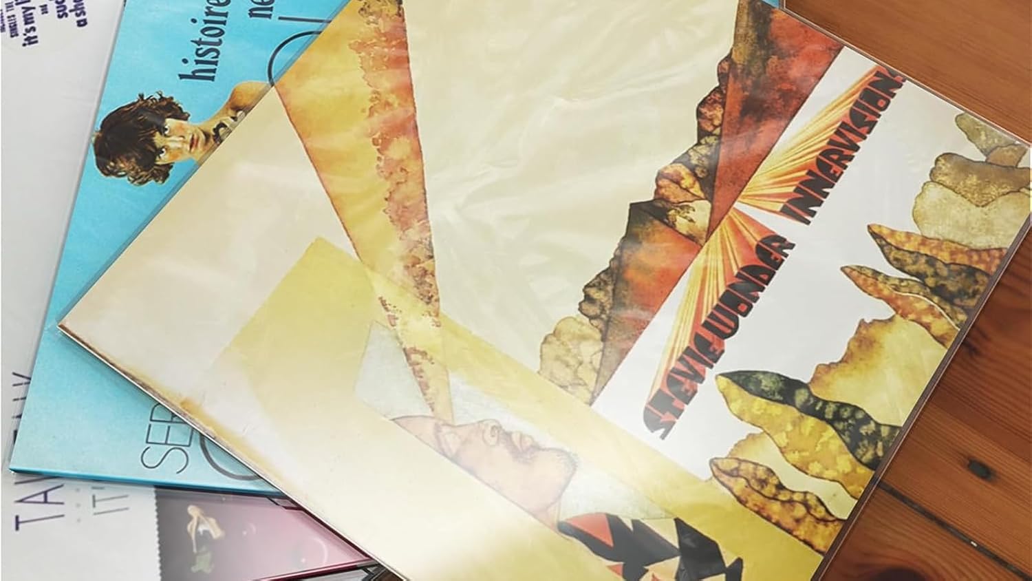 Thumbnail 5 de POJSIO 7 Zoll Vinyl-LP-Außenhüllen (18,5 x 18,5 cm), transparent, 50 Stück – Polypropylen-Schutzhüllen