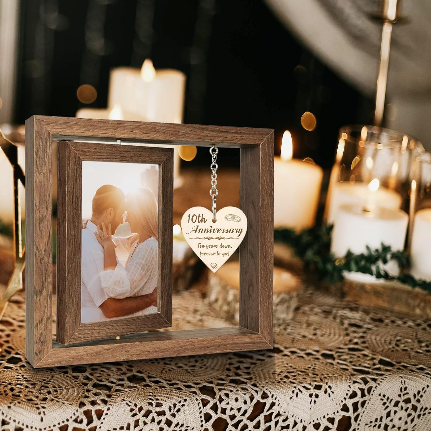 Thumbnail 3 de EYITUPC 10 Year Anniversary Picture Frame 9x8 in