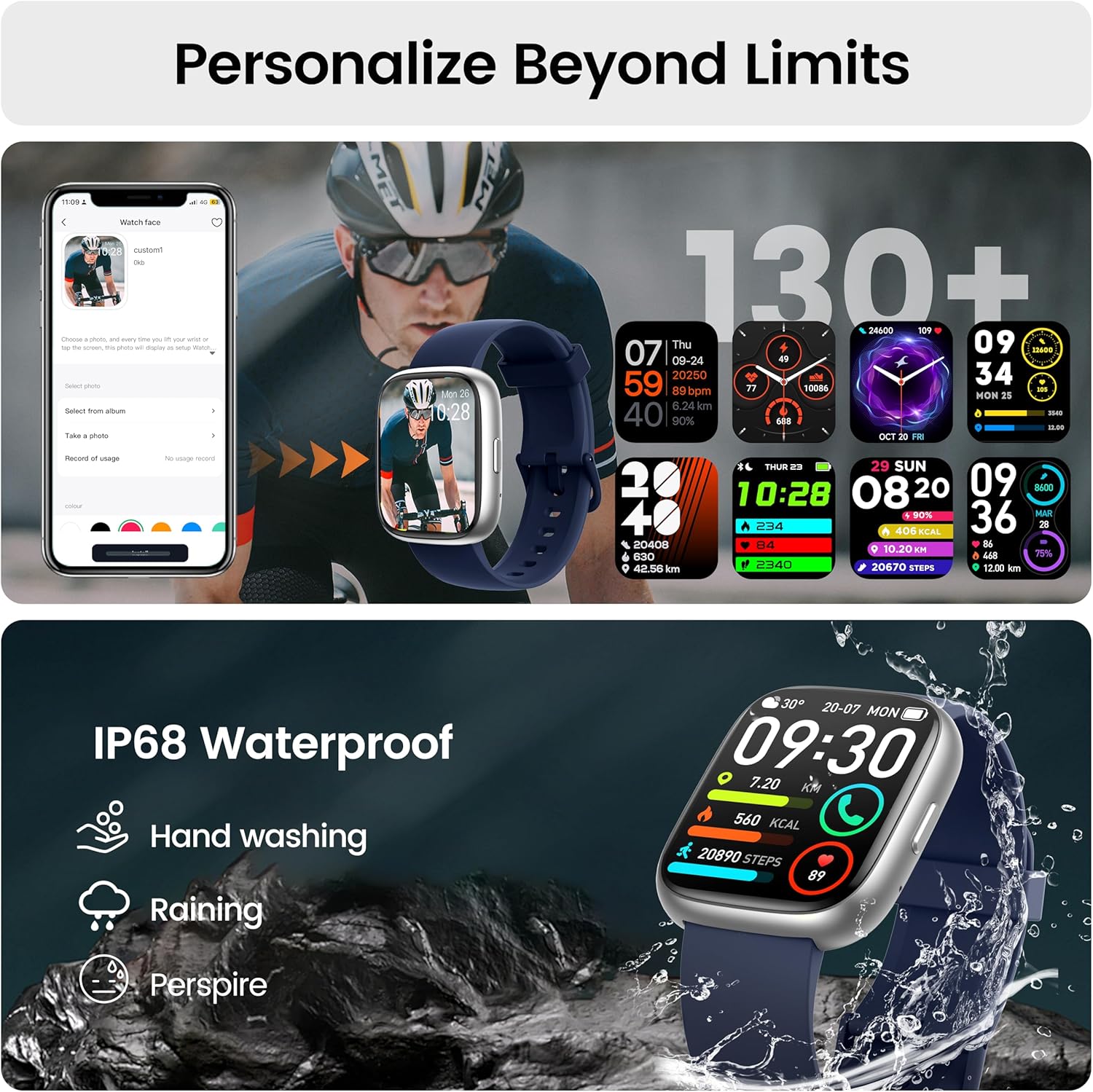 Thumbnail 6 de Cillso Smart Watch 1.83" fitness watch