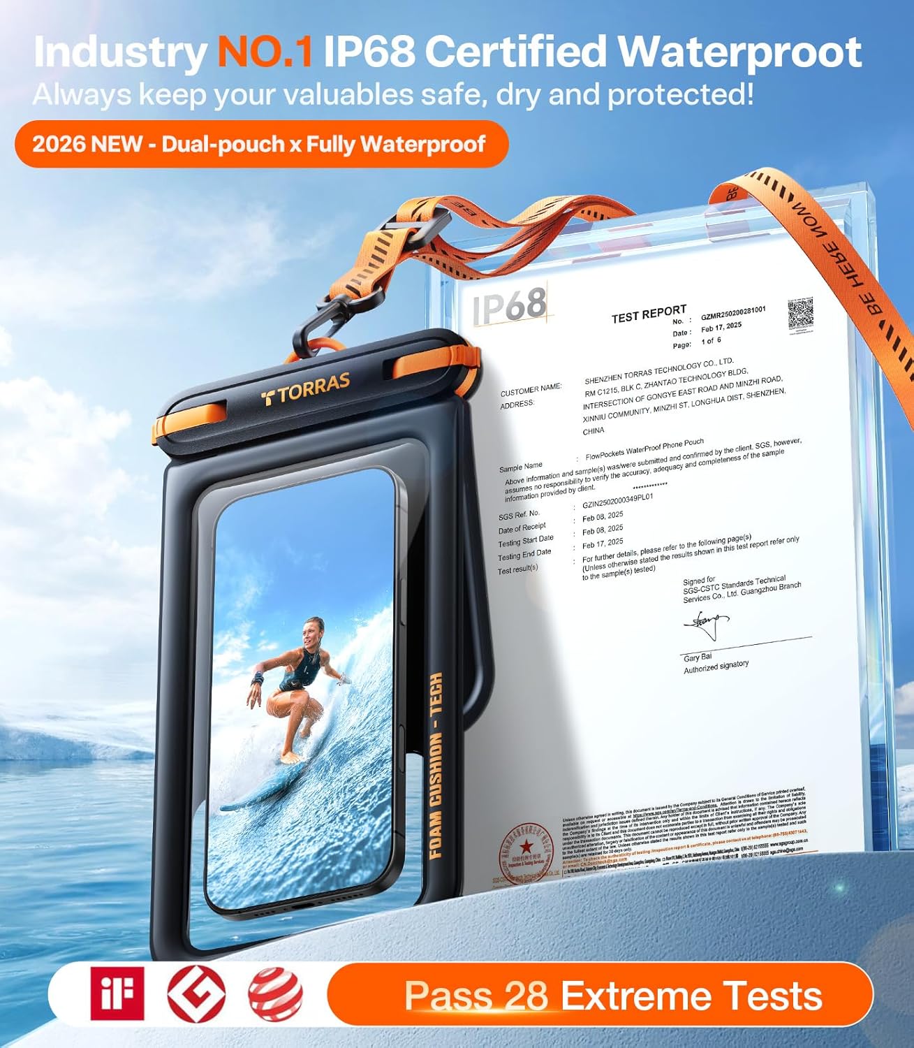 Thumbnail 2 de TORRAS IP68 Waterproof Phone Pouch 7.0