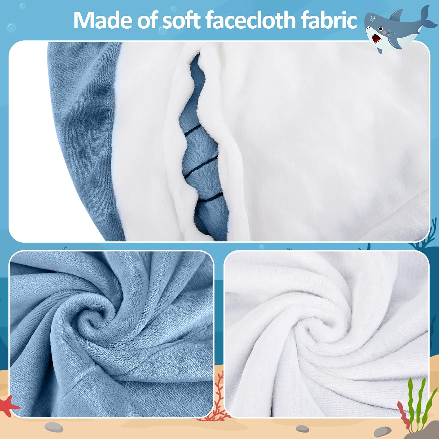 Thumbnail 5 de Ambitelligence Shark Blanket Hoodie Onesie
