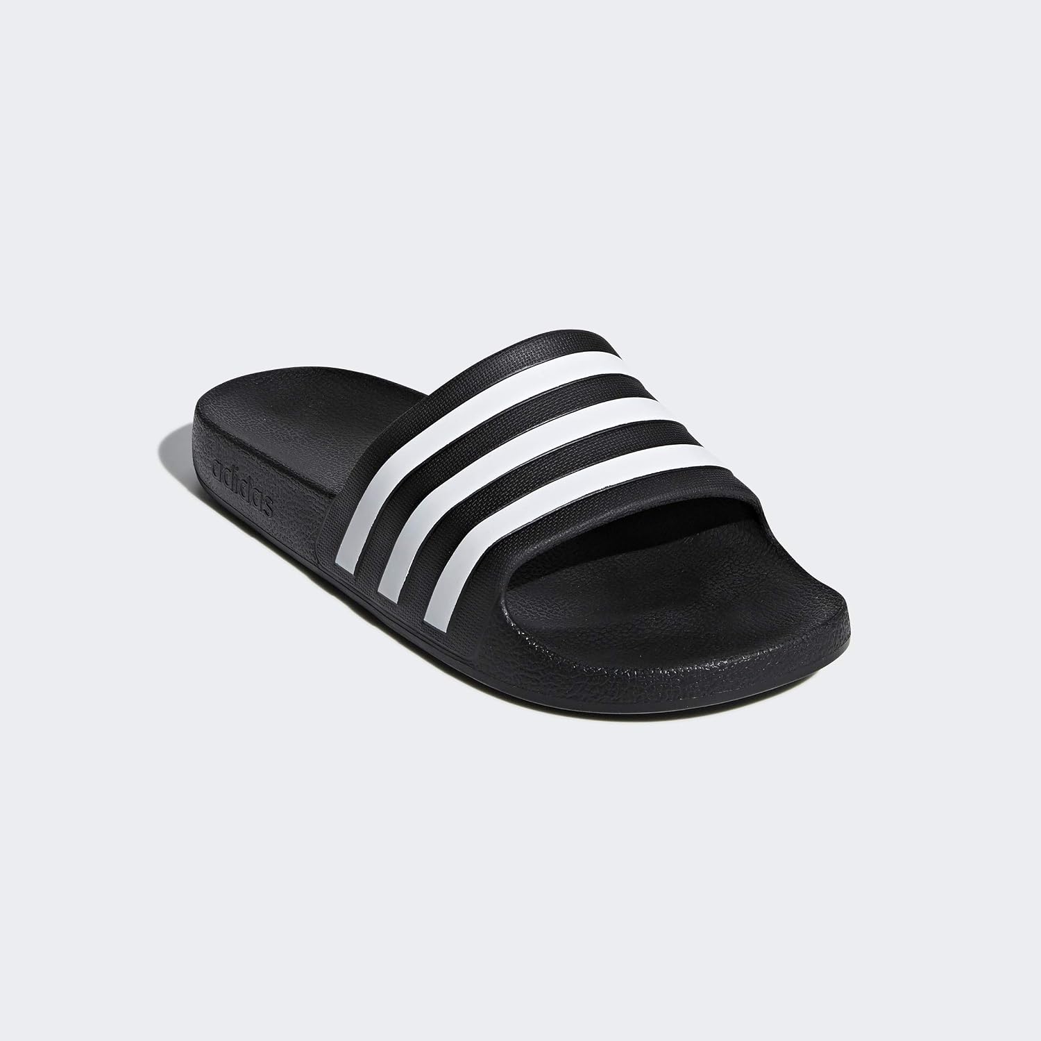 Detalle de Adidas Adilette Aqua Unisex: Dusch- & Badeschuhe Schwarz 46 EU